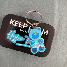 ETC Gummy Bear - Type 1 Diabetic (BLUE) Medical Alert Keyring