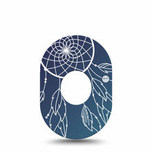 ExpressionMed Blue Dreamcatcher Adhesive Patch Dexcom G7/Dexcom ONE+