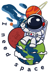 ExpressionMed Astronaut Decal Sticker