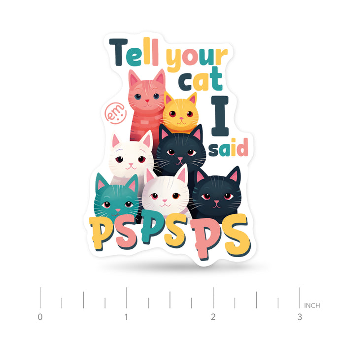 ExpressionMed Rainbow Cats Decal Sticker