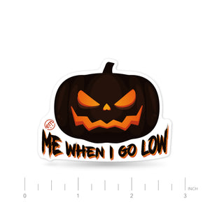 ExpressionMed Scary Pumpkin Decal Sticker