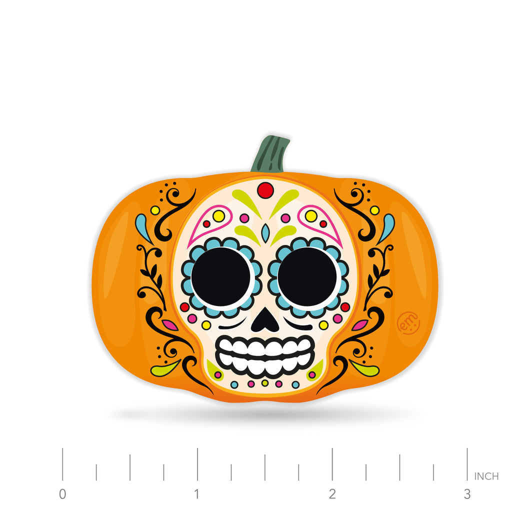 ExpressionMed Sugar Pumpkin Decal Sticker