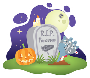 ExpressionMed RIP Pancreas Single Decal Sticker