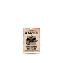 ExpressionMed Wanted Poster in Antique Brown Decal Sticker