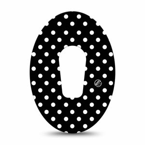 ExpressionMed Black & White Polka Dot Adhesive Patch Dexcom G6/One