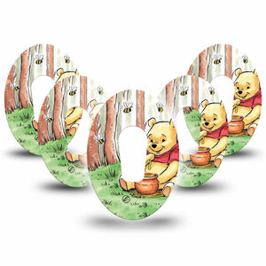 ExpressionMed Winnie The Pooh Adhesive Patch Dexcom G6/One