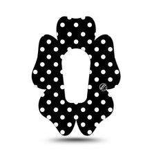 ExpressionMed G6/One Black & White Polka Dot Flower Adhesive Patch Dexcom