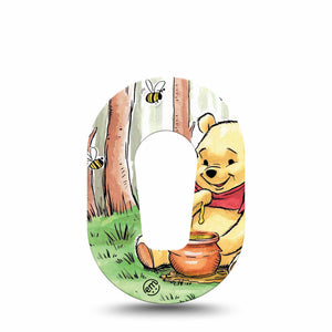 ExpressionMed Mini Winnie The Pooh Adhesive Patch Dexcom G6/One