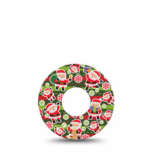 ExpressionMed Santa Sticker Bomb Adhesive Patch Infusion Set