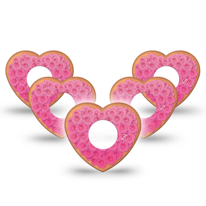 ExpressionMed Cutie Pie Cookie Heart Shaped Adhesive Patch Infusion Set