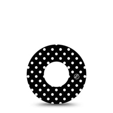 ExpressionMed Black & White Polka Dot Adhesive Patch Freestyle Libre 2