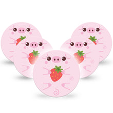 ExpressionMed OverPatch Strawberry Piglet Adhesive Patch Freestyle Libre 2 or 3