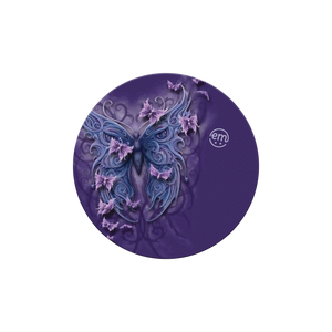 ExpressionMed OverPatch Purple Butterfly Adhesive Patch Freestyle Libre 2 or 3