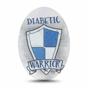 ExpressionMed Diabetic Warrior Adhesive Patch Oval