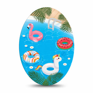 ExpressionMed Summer Pool Adhesive Patch Oval