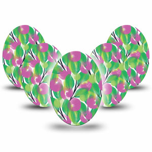 ExpressionMed Stylish Blooms Adhesive Patch Oval