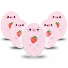 ExpressionMed Strawberry Piglet Adhesive Patch Oval