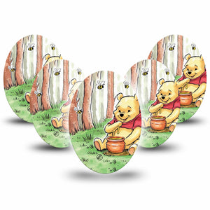 ExpressionMed Winnie The Pooh Adhesive Patch Oval