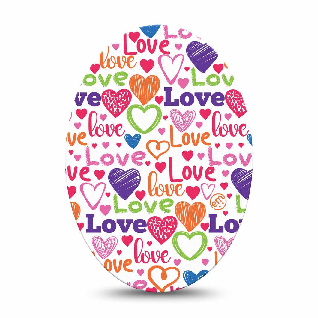 ExpressionMed Abundance of Love Adhesive Patch Oval