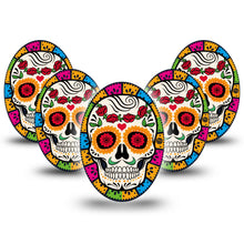 ExpressionMed Dia De Los Muertos Adhesive Patch Oval