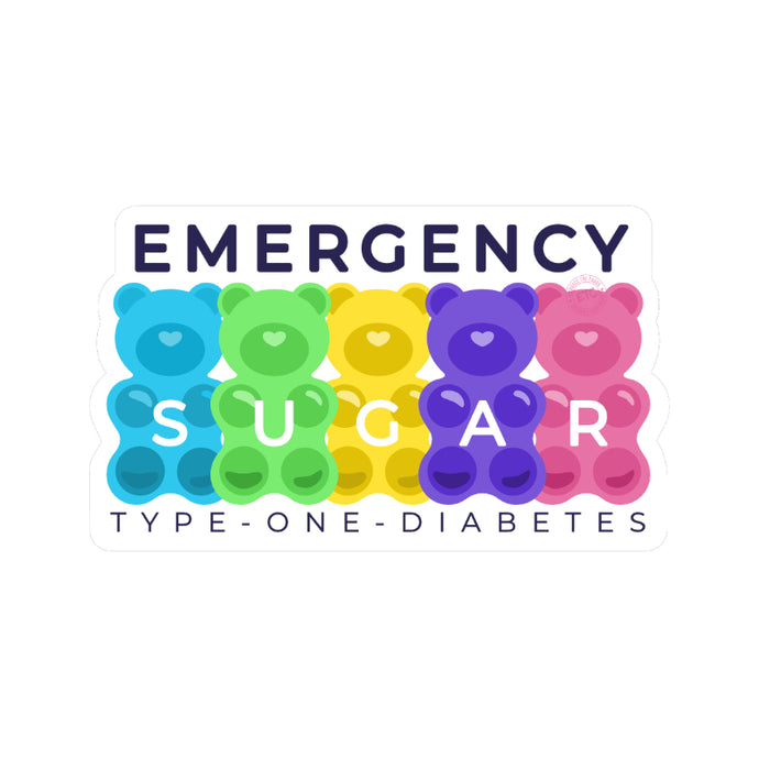 ETC Emergency Sugar - Vinyl Decal Sticker