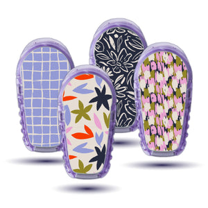 Dexcom G6/One Sensor Stickers (Lavender Blooms Pack) 4pk