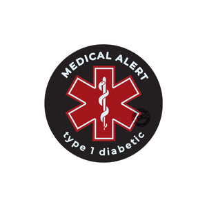 ETC Medical Alert - Vinyl Decal Sticker (T1D)