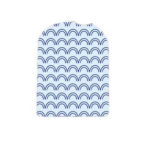 Omnipod Cover Stickers (Blue Waves) 3 Pack