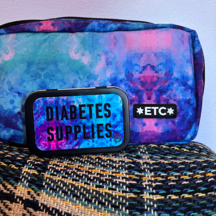 ETC Supplies Tin (Diabetes Supplies - Purple Haze)