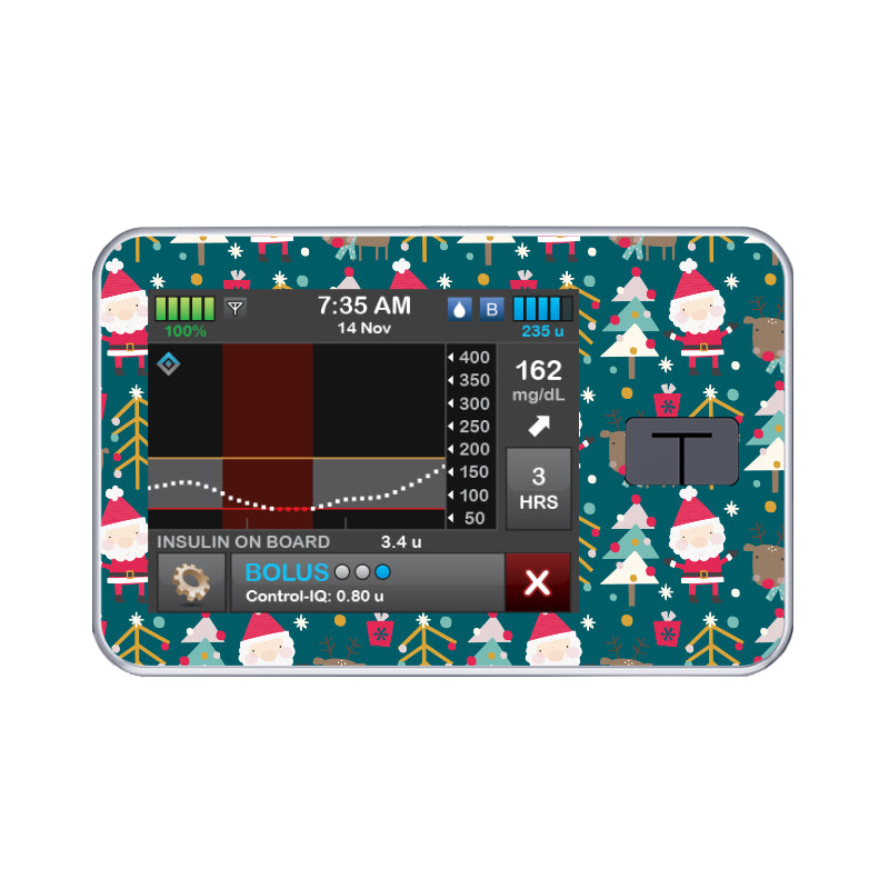 T:slim Cover Sticker (SANTA!)