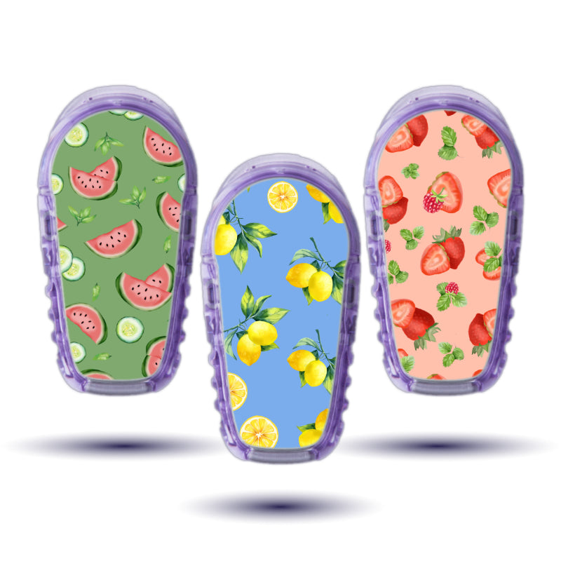 Dexcom G6/One Sensor Stickers (Summer Fruits) 3pk