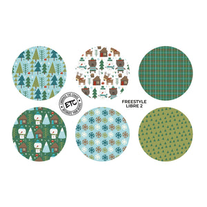 Freestyle Libre 2 Sensor Covers (Winter Forest) 6 pack