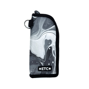 ETC Insulated Pen Bag (Black & White Marble)