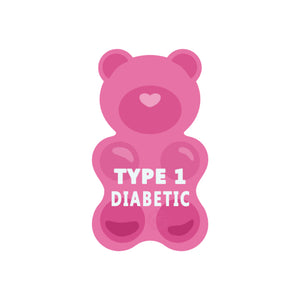 ETC Gummy Bear - Vinyl Decal Sticker (PINK)