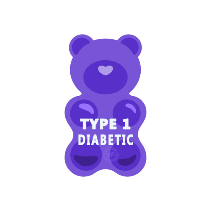 ETC Gummy Bear - Vinyl Decal Sticker (PURPLE)