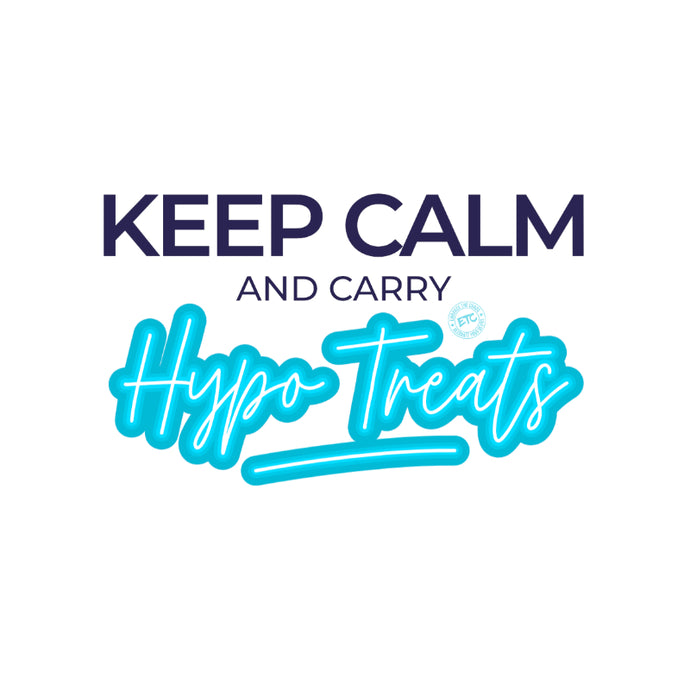 ETC Keep Calm Hypo Treats - Vinyl Decal Sticker (BLUE)