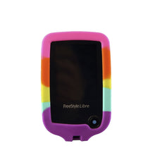 Freestyle Libre 1/2 Protective Silicone Gel Cover - Rainbow Libre Skynz