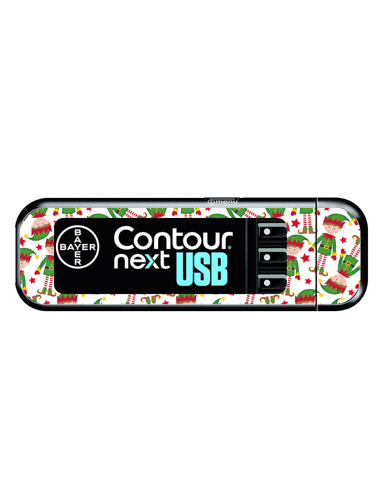 Bayer Contour Next USB Vinyl Sticker (Cheeky Elves)