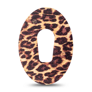 ExpressionMed Leopard Print Adhesive Patch Dexcom G6/One