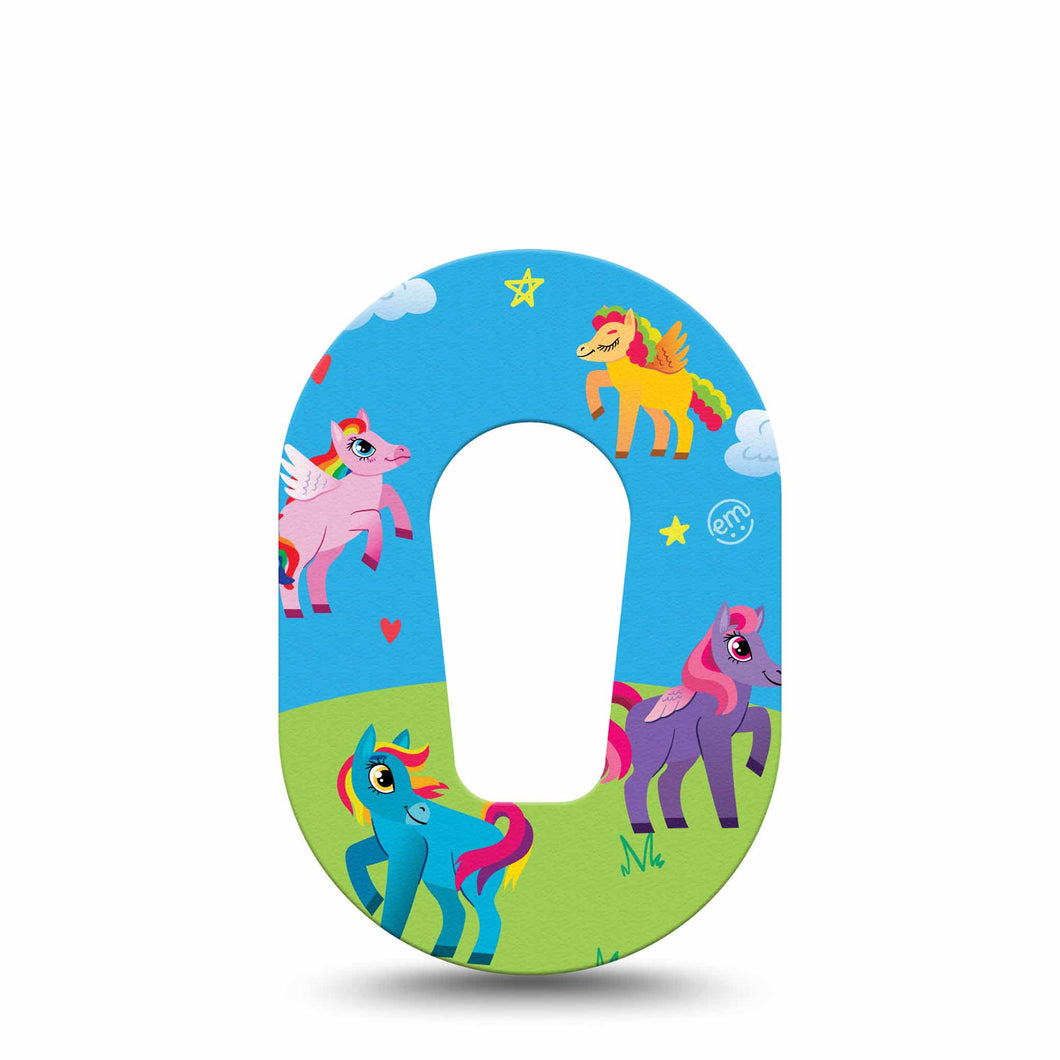 ExpressionMed Mini Lil' Ponies Adhesive Patch Dexcom G6/One