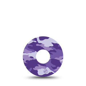 ExpressionMed Purple Camo Adhesive Patch Freestyle Libre 3