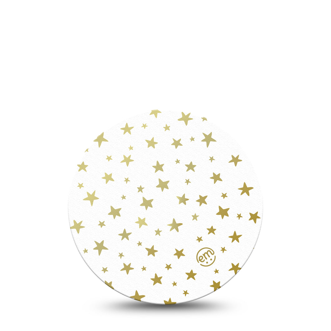 ExpressionMed OverPatch Twinkling Stars Adhesive Patch Freestyle Libre 2 or 3