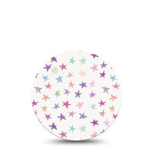 ExpressionMed OverPatch Bright Stars Adhesive Patch Freestyle Libre 2 or 3