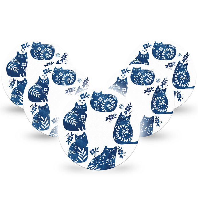 ExpressionMed OverPatch Delft Kittens Adhesive Patch Freestyle Libre 2 or 3