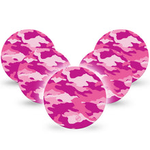 ExpressionMed OverPatch Hot Pink Camo Adhesive Patch Freestyle Libre 2 or 3