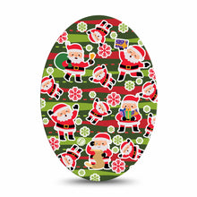 ExpressionMed Santa Sticker Bomb Adhesive Patch Oval