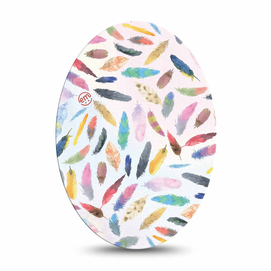 ExpressionMed Feathers Adhesive Patch Oval