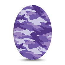 ExpressionMed Purple Camo Adhesive Patch Oval