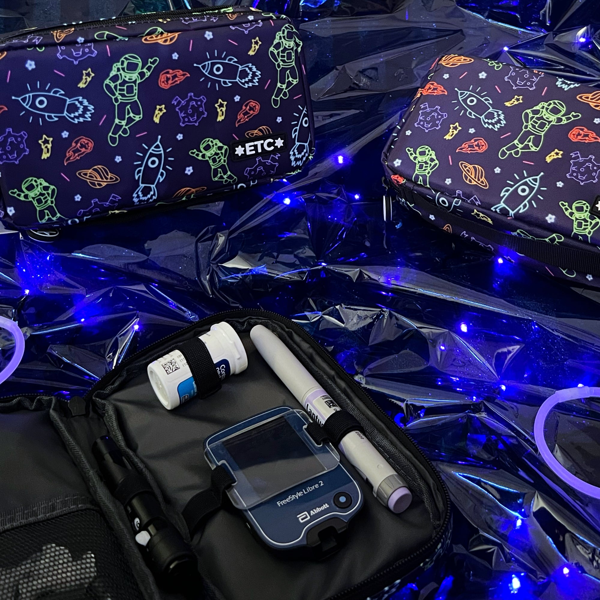 ETC - Neon Space Diabetic Kitbag