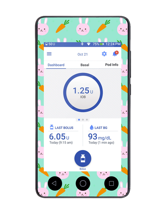 Omnipod DASH Cover (Bunnies)